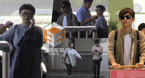 何炅老婆正面照流出, 原来何炅每天面对这样的女人