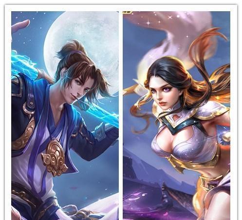 心中排名一:紫霞仙子 & 至尊宝 露娜紫霞仙子的皮肤比猴子的至尊宝要