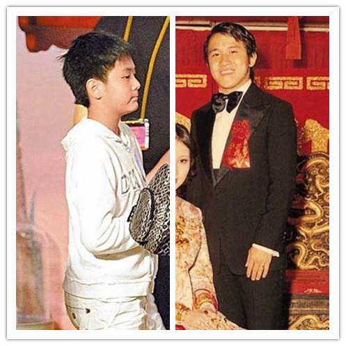 香港天后私生子对比曾志伟的照片, 网友: 还说不是你的?