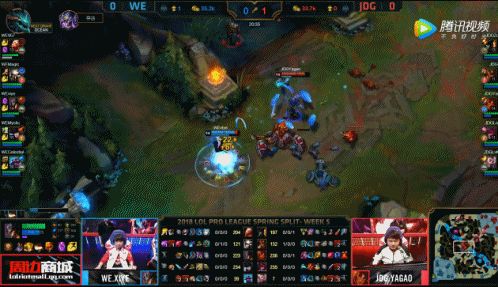 2018LPL春季赛常规赛W5D2:WE vs JDG 第一
