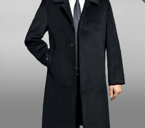 男士的大衣长度到这刚刚好,让你看着气度不凡