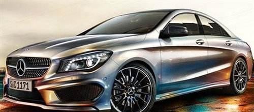 传统的车型设计不同，奔驰CLA采用了突出式的格栅设计哦