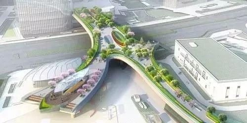 星港街天桥投用在即!世界首座三维异型天桥竟然如此惊艳