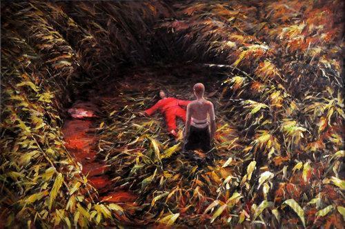 高粱》80年代此片将张艺谋推上了柏林电影节