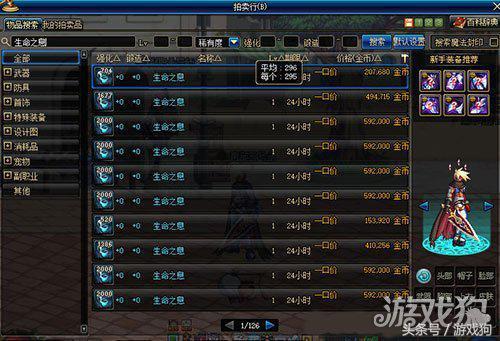 DNF起源版炼金术师新商机 轻松赚钱成土豪
