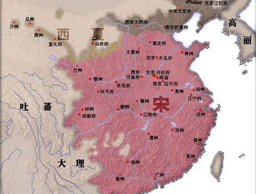 宋朝地图全图高清版图片