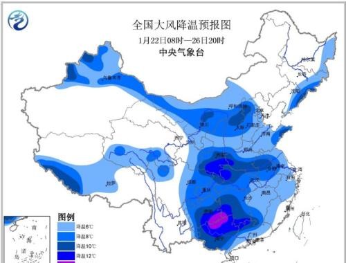 较强冷空气将影响中东部地区 黄淮江淮江汉有雾和霾