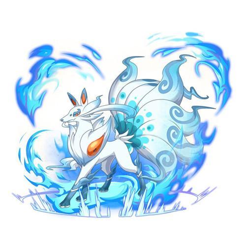 《口袋妖怪》阿罗拉形态解析: 冰焰妖狐--九尾