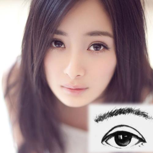 4种常见双眼皮,原来鹅蛋脸适合开扇型!