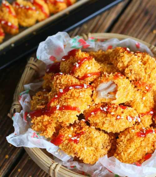 鸡米花就一定是高脂高热量的食物吗,那是因为你不会这样做!