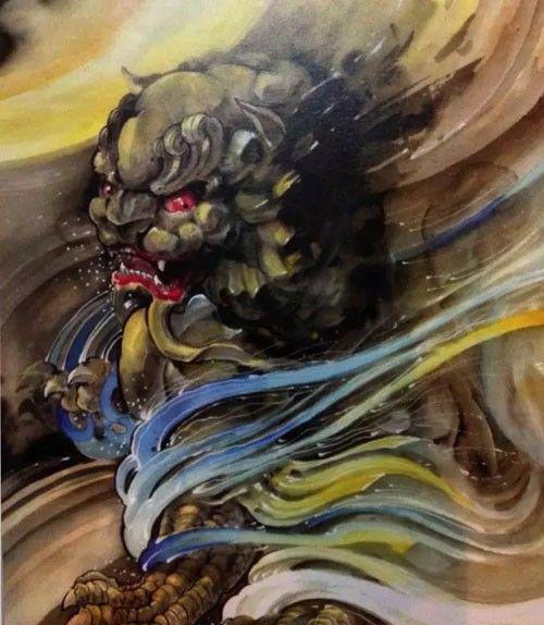 传统纹身中的经典——唐狮子