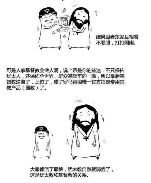 漫画看懂犹太教、基督教、天主教、东正教、新教的历史联系和区别