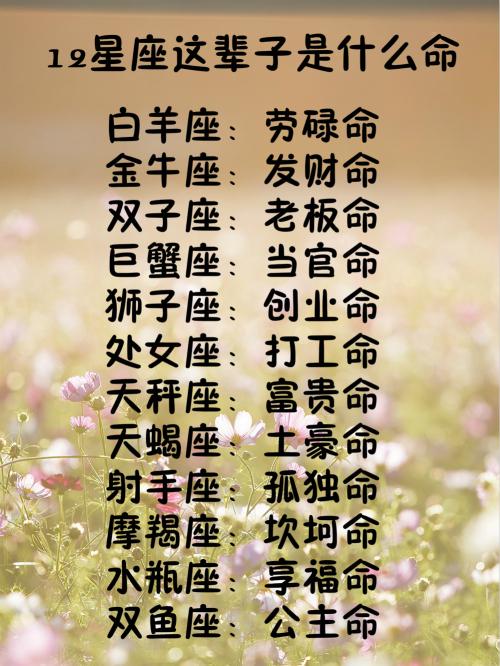白羊座:两颗星金牛座:五颗星双子座:一颗星【得罪十二星座女生有2018运势座女7月的射手如何图片