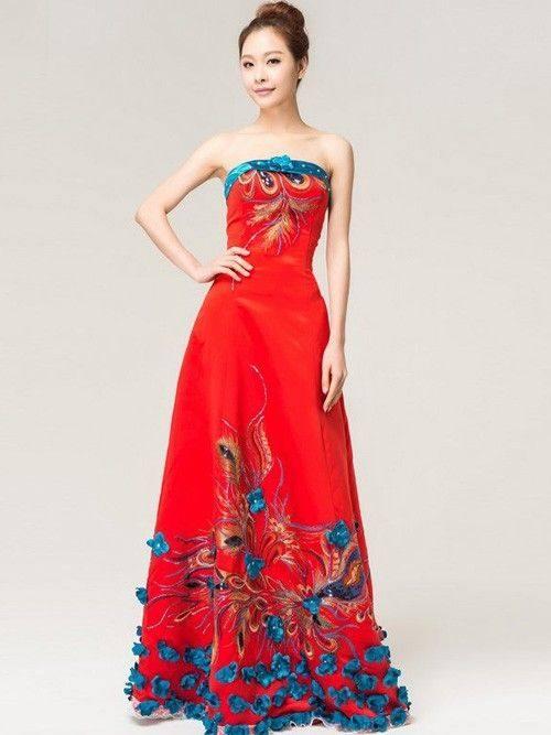 十二星座专属中国风婚纱礼服