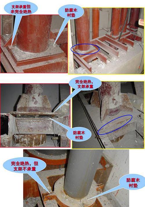 管井空调管道支架处理方法