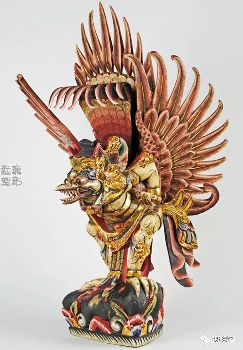 迦楼罗印度神话中的巨鸟南亚的雕塑视觉效果也很惊人哦
