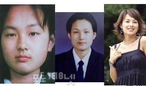 韩国明星整容前后的对比图，权侑莉大变样，tiffany根本认不出