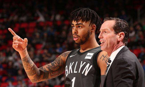 NBA篮网队明星后卫拉塞尔,数据新低,球迷失望