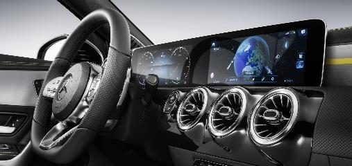 梅赛德斯-奔驰A级座驾首次亮相，采用NVIDIA 3D图形和AI技术