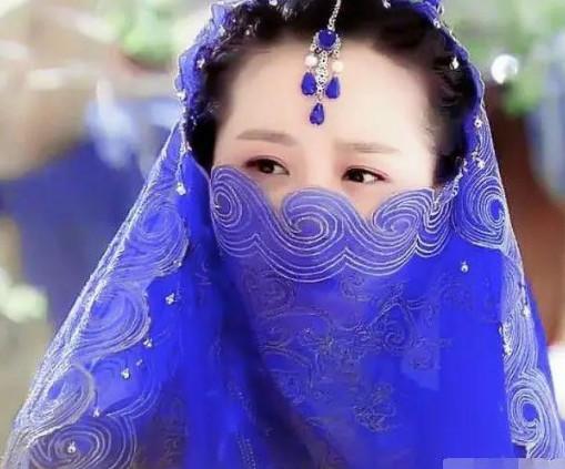 戴面纱的4位古装美人,唐嫣妩媚,阿娇超美,却都完全不及她!