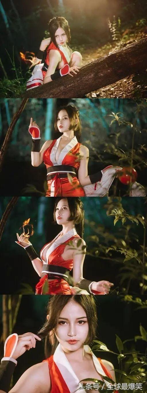 最美真人版不知火舞!
