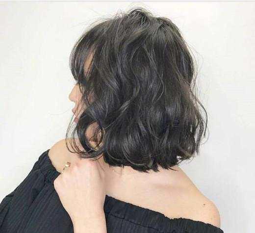 韩系短发烫发发型图片,好看不显老,减龄 修颜