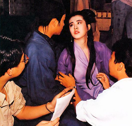 《倩女幽魂》珍贵合影:那年王祖贤才21岁,张国荣和午马已仙逝