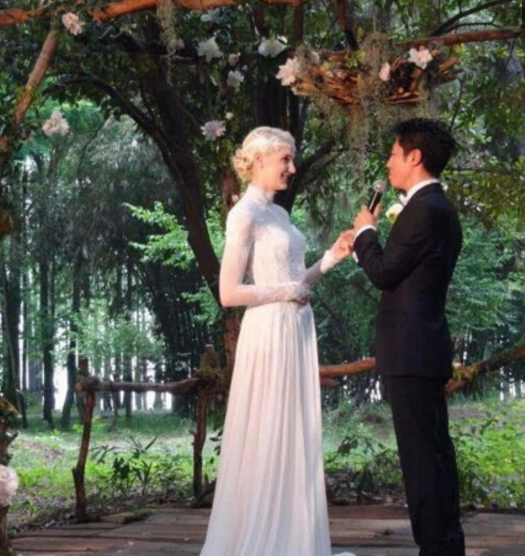 撒贝宁婚礼图片