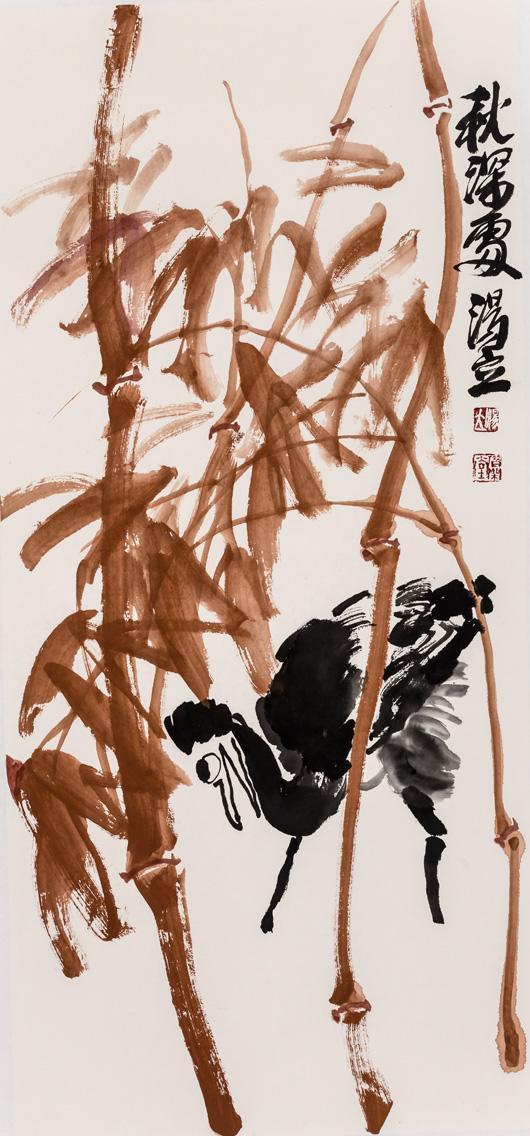 神奇夺目大家风范汤立大写意花鸟画欣赏