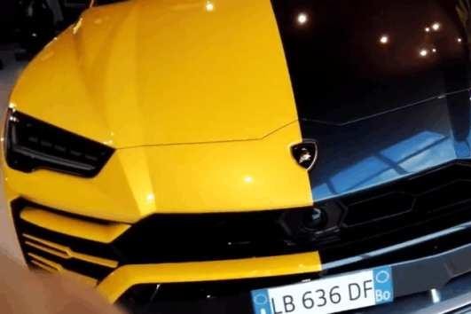 双色兰博基尼SUV到店, 颜值爆表, 网友: 这外观众泰是真仿不了