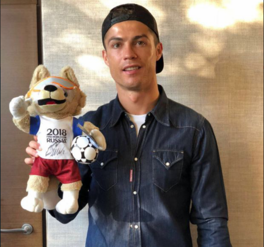 2018世界杯吉祥物全网首发仪式 梅西C罗贝利