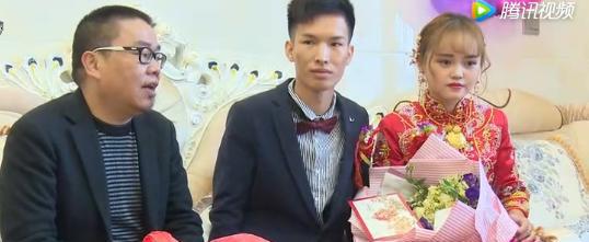 莆田仙游度尾新人结婚0聘金，领导班子亲自去婚礼现场祝贺
