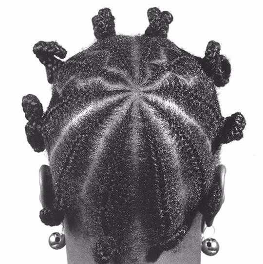 不得不说非洲人在发型上的创造力我是服气的,