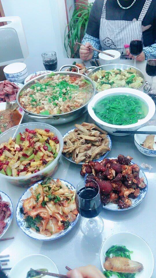 这是我给妹妹家做的聚餐饭