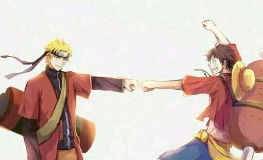 《火影忍者》和《海贼王》遇见,鸣人和路飞一拳即合