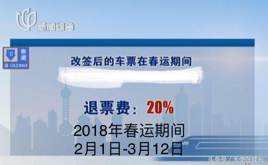 2018火车票退票新规定:先改签再退票在春运期