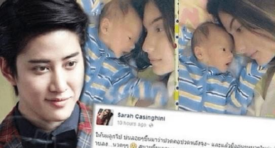 泰国男星mike澄清与前女友关系, 承诺会一直照顾母子!