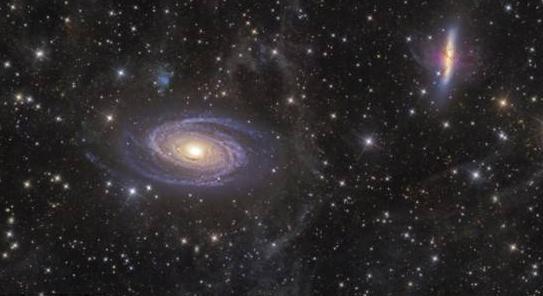 已知的宇宙一直在膨胀中,那么为什么有些星系还会合并?