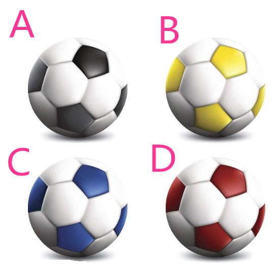 心理测试:你最喜欢哪个足球的颜色,测试出你心中最忘不了谁