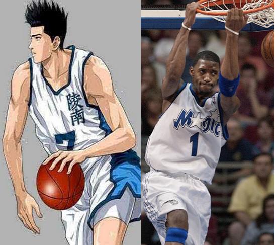 灌篮高手：最强六人在NBA都有原型，仙道像麦迪，哪位像詹姆斯？
