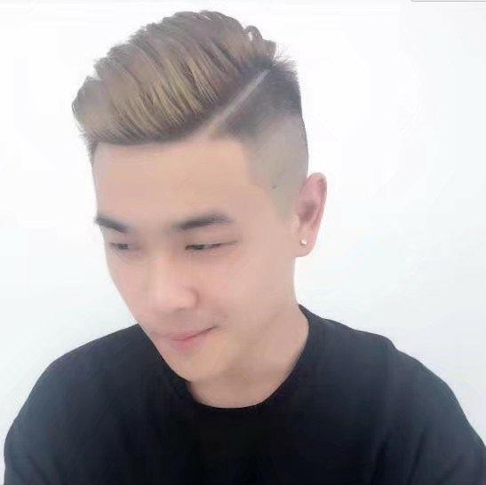 男士最时尚最流行的一道杠发型大全