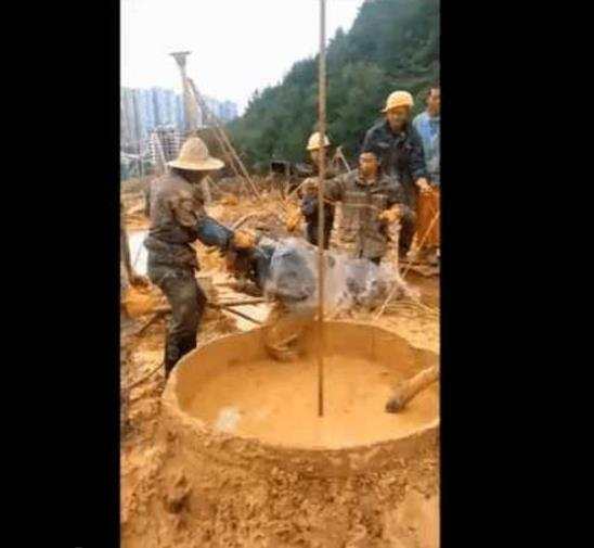 实拍: 这在工地叫“水鬼”, 下次井2万, 网友: 都是用命还来的钱