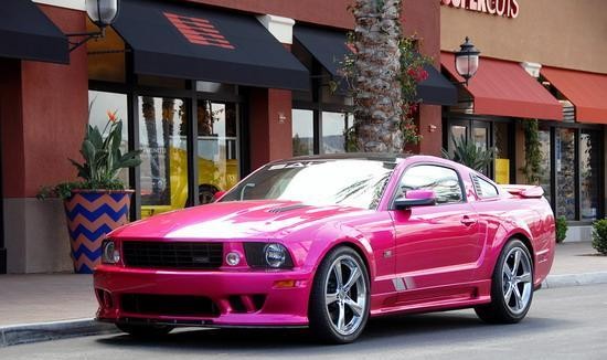 全球唯一 Saleen女掌门御用粉红版野马