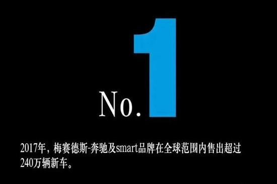 奔驰2017全球销量240万 在华破60万 中国人真有钱
