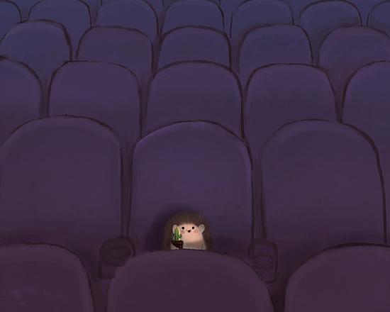 一个人看电影,一个人吃饭,一个人哭成狗,也不知