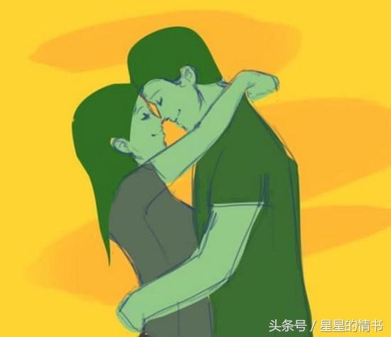 拥抱姿势看恋人之间的亲密度