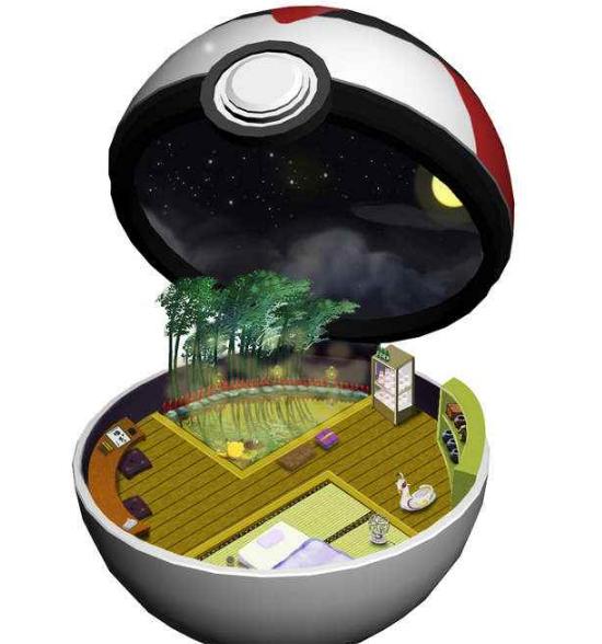 在神奇宝贝球里面的世界会是甚么样子的?空空