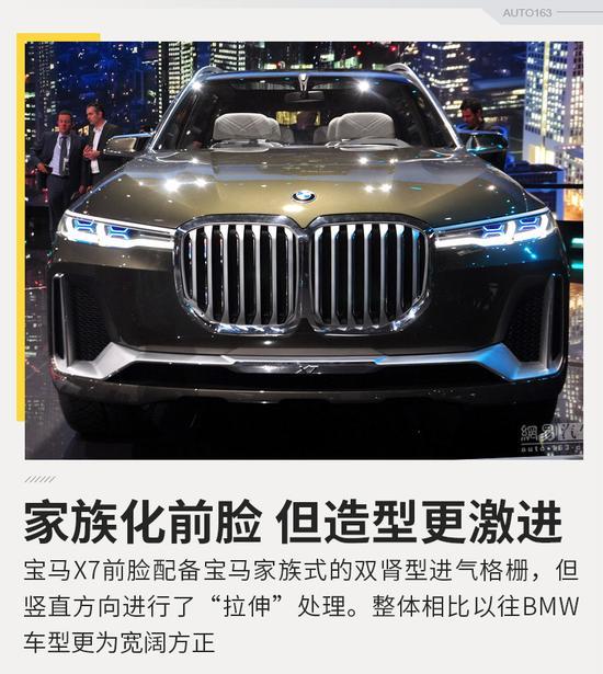 科技感爆棚的全尺寸SUV 实拍宝马X7概念车