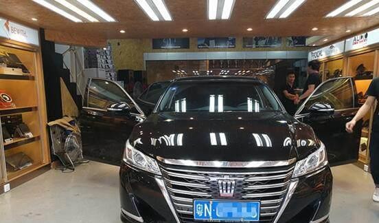 皇冠前后改装法国BLAM汽车音响音响麦仕PP82DSP八路全主动分频