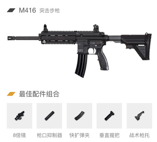 绝地求生:吃鸡中最受玩家喜欢的突击步枪，第一名给空投枪都不换